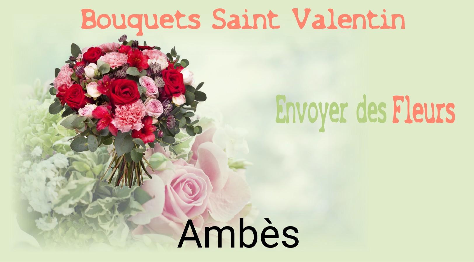 Roses de Saint-Valentin livrées à Ambès